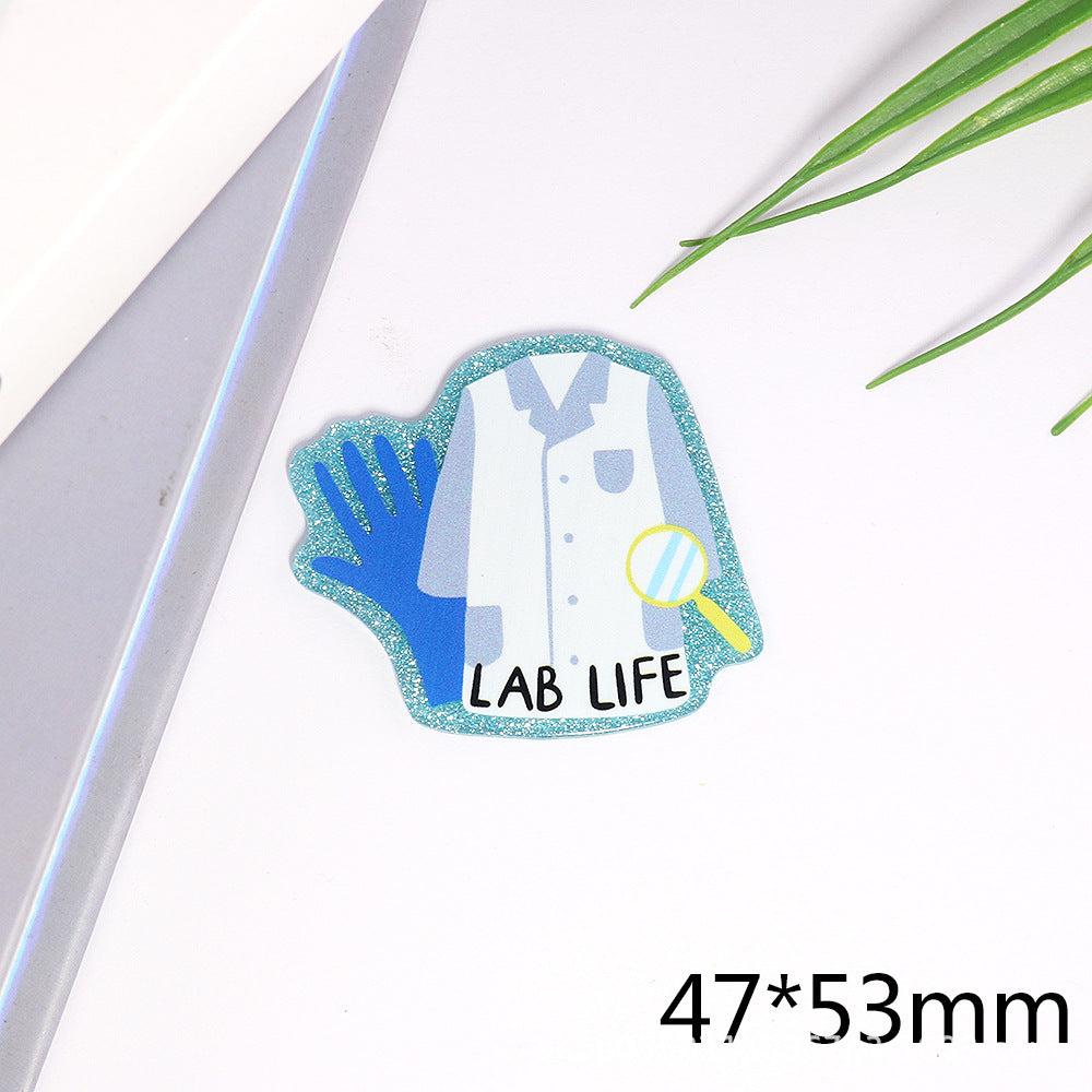 Wholesale 10pcs Cartoon Letter Accessories Diy Cute Patch Accessories FlatBack